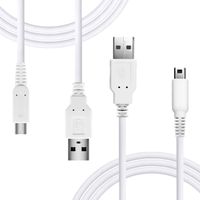 [2 Pack] USB Charger Power Cable Compatible with Nintendo 3DS XL - Pinowu Charging Cord Suitable for Nintendo New 3DS XL/New 3DS / 3DS / New 2DS XL/New 2DS / 2DS / DSi/DSi XL (2x3M)