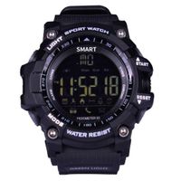 Men Bluetooth Smart Watch EUTUKEY Outdoor Sport Watch Fitness Tracker IP67 Waterproof Remote Camera Smart Band for Android with Android iOS,12 Months Standby Time(Black)