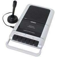 Portable Lightweight Cassette Player and Recorder with Built-in Microphone