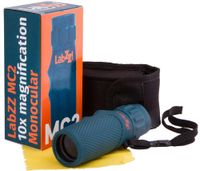 Levenhuk Labzz Mc2 Pocket Kids Monocular with Glass Optics for Observing Wildlife and Playing Pirates