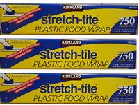Kirkland Signature Stretch Tite Plastic Food Wrap uZzDke, 3 Packs (750 Sq ft Food Wrap)