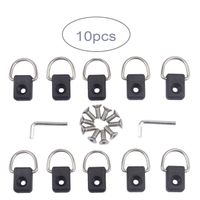 Xintan Tiger Pack of 10 Safety Kayak D Rings Outfitting Accessory (Provide Hex Wrench) For Boat Canoe Kayak Fishing Rigging