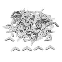 Yevison Tone Scrapbooking Albums Corner Protectors Card File Menu Metal Book 100pcs Cost-effective and Good Quality