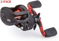 Abu Garcia BMAX3-L Black Max Low-Profile Baitcast Fishing Reel, Left Hand (Bmax3-left Hand (2-Pack))