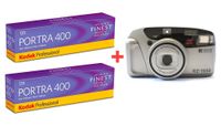10 Rolls + Camera of Kodak Portra 400 135-36 35mm Film Professional Exposures, Color Negative Film