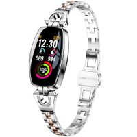Pard Women's Girl's Smart Watch, Heart Rate Blood Pressure Monitor, Sleep Activity Tracker for iOS Android, Silver