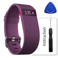ACBEE For Fitbit Charge Hr Band,Contains instructions,Perfect Charge Hr Band, Make Your Fitbit Charge Hr New Look(Purple, Large)