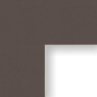 Craig Frames B569 22x28-Inch Mat, Single Opening for 18x24-Inch Image, Cinder with Cream Core