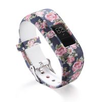 Kanzd Replacemet Silicone Watch Band Strap for Garmin VivoFit Jr/Jr 2 Kids' Fitness (J)