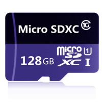 128GB Micro SD SDXC Card Class 10 High Speed Memory Card with Micro SD Adapter