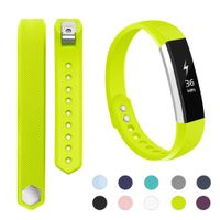 POY Compatible Bands Replacement for Fitbit Alta/Fitbit Alta HR, Adjustable Sport Wristbands for Women Men, Small Fluorescent Green