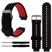 HWHMH 1PC Replacement Silicone Bands With 2PCS Pin Removal Tools For Garmin Forerunner 220/230/235/620/630 (No Tracker, Replacement Bands Only)