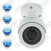 CCTV USA PROFESSIONAL 2MP(1080P) @30 FPS BULLET CAMERA WITH POE - SONY CMOS SENSOR -HISILICON HI3516D IMAGE PROCESSOR - H.264 & H.265 COMPRESSION - WEATHERPROOF - 3MP HD LENS - 18 IR LEDS 65FT