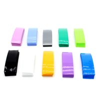 SpeedDa 300Pcs 10 Color 29.5MM 18.5MM Flat PVC Heat Shrink Tubing Tube for 18650 18500 Battery Shrink Film