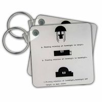 3dRose 2 Durable Key Chain (kc_269963_1)