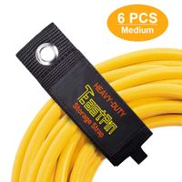 Extension Cord Holder Storage Straps, Replacement for Extension Cord Reel, Heavy-Duty Hook and Loop Organizer Hanger Extension Cord Keeper for Home, Shop, RV, Boat, Garage Organizers and Storage