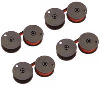 Sharp QS-2760H Calculator Ribbon, (4 Pack) Black and Red, Compatible