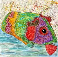 Cute and Colorful Guinea Pig All-Occasion Note Cards and Greeting Cards - 12-Pack with White Envelopes
