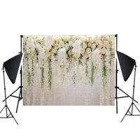 Idomeo Flower Wall Wedding Photography Props 3D Photo Background Cloth