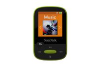 SanDisk 8GB Clip Sport MP3 Player, Lime - LCD Screen and FM Radio - SDMX24-008G-G46L (Renewed)