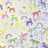 Premium Gift Wrap Roll Assortment, Kids Designs (6 Rolls)