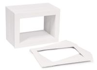 Golden State Art, Acid Free, Pack of 100 5x7 White Picture Mats Mattes with White Core Bevel Cut for 4x6 Photo
