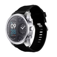 Axiba Smart Watch Fitness Activity Heart Rate Tracker Waterproof, GPS SmartWatch Pedometer Calories Counter with iOS and Android Phone(Black-A)