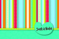 Creative Teaching Press"Just A Note" Boxed Note Cards, Turquoise (2884)