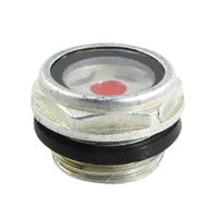 uxcell a11093000ux0690 Air Compressor Fittings Metal 1/2"PT Threaded Oil Sight Glass