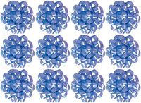 The Gift Wrap Company 12 Count Decorative Confetti Gift Bows, Medium, Pastel Blue (12/pkg) Pkg/1