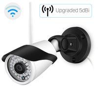Outdoor Security Camera, HD 720P WiFi Wireless Survenience IP Camera, IP66 Waterproof Bullet Cameras for Home, Support Motion Detection FTP 65ft Night Vision Remote View Onvif Cam