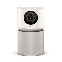 Hoop Cam+ Home Family Indoor Wired Security Camera: Facial Recognition, Relevant Notifications, Reminders, Motorized Tracking, AI Detection, 1080p, 2-Way Audio, Works with Echo Show & Nest Hub White