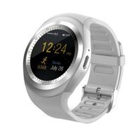 Tiean Y1 Smart Watch, Round Nano SIM TF Card With Whatsapp Facebook Fitness Business Compatible with Samsung LG Sony HTC HUAWEI Google Xiaomi Android Smart Phones for Women Men Kids Boys (white)