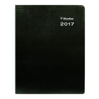 Blueline 2017 DuraGlobe 14-Month Planner, Sugarcane Based Paper, English, 11-Inch by 8-1/2-Inch