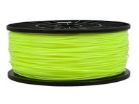 Monoprice ABS 3D Printer Filament - Fluorescent Yellow - 1kg Spool, 1.75mm Thick | For All ABS Compatible Printers