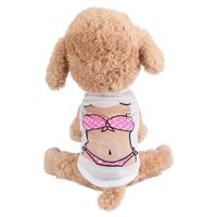 Howstar Pet Shirt, Soft Puppy Pet Vest Summer Sweatshirt Printed Dog Clothes Cute T Shirt for Dog (A, XS)