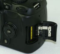 Nikon Genuine SD Memory Card Door Cover For D80 Digital Camera