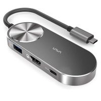 VAVA USB C Hub, 5-in-1 USB C Adapter with 4K HDMI, SD Card Reader, 2 X USB 3.0 Ports, 100W Pd Charging Port Compatible for MacBook/Pro/Air(2018) and More Type C Laptops (Renewed)