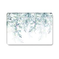 One Micron Compatible MacBook Pro 15 Inch Case, Ultra Slim Matte Soft Plastic Hard Case Cover Protective Lightweight Case Compatible 2016 MacBook Pro 15 with Touch Bar (A1707), Hanging Leaves