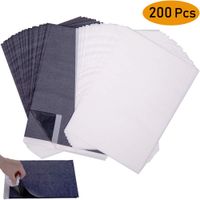 Wangday Carbon Paper, Black Graphite Transfer Tracing Paper for Wood, Paper, Canvas and Other Art Surfaces- 200 Sheets (9 x 13 Inches)
