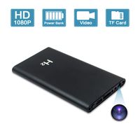 AMCSXH Hidden Camera 1080P 5000mAh Portable Power Bank Camera, Security Surveillance Camera for Home and Office,Battery Long Time Recording, No WiFi Needed Spy Camera