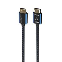 Austere V Series 4K HDMI Cable 2.5m 4K HDR, High Fidelity ARC, Pure Gold Contacts, Pure Silver-Plated Conductors, aDesign Precision Connector Housing, LinkFit Locking Connectors & WovenArmor Cable