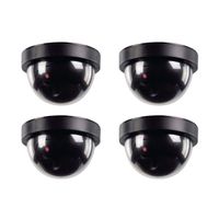 Fake Dummy Camera 4Pack,CCTV Waterproof Realistic Surveillance Security Dome Camera for Outdoor and Indoor,Save You a Lot of Cost
