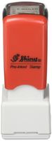 Shiny "E-Mailed" Square Stock Stamp, Red (HS037)