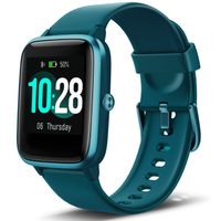 ANBES Smart Watch, IP68 Waterproof Fitness Tracker with Heart Rate Monitor, Step Counter Sleep Tracker Watch, Smartwatch Compatible with iPhone and Android for Women Men