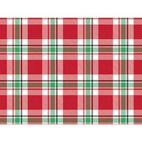 Christmas Plaid Tissue Paper - 30in. X 20in. (24)