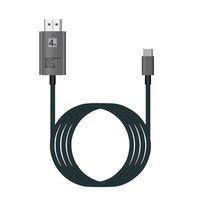USB C to HDMI Adapter,HBM USB 3.1 Type C to HDMI Adapter/Cable 4K (Thunderbolt 3 Compatible) for Galaxy S8/S8 Plus/Note 8, MacBook, MacBook Pro, iMac, Chromebook Pixel, Dell XPS 15 and More