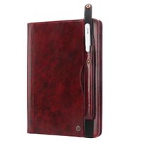 iPad Pro 12.9 3rd Generation Case, Businda iPad Pro 12.9 Case with Pencil Holder, Businda PU Leather Case Stand Folio Case Cover with Multiple Viewing Angles for iPad Pro 12.9" 2018, Wine Red