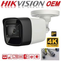BNC Coax TVI 8MP 4K Turbo HD Analog 4-in-1 2.8mm Fixed Lens Outdoor EXIR Mini-Bullet Camera (8MP TVI/CVI, 5MP AHD, CVBS)