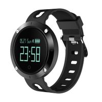 ZIMINGU Smart Watch Heart Rate IP68 Waterproof Bluetooth Sports Smart Bracelet Fitness Tracker with Sleep Blood Pressure Monitor for Android Phone and iPhone (Black)